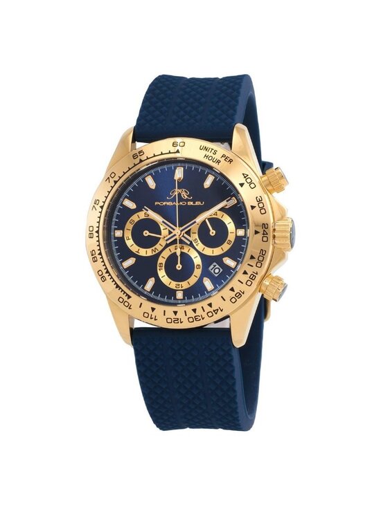 NWT Porsamo Bleu Preston Sport Quartz Blue Dial Men\'s Watch main image 5